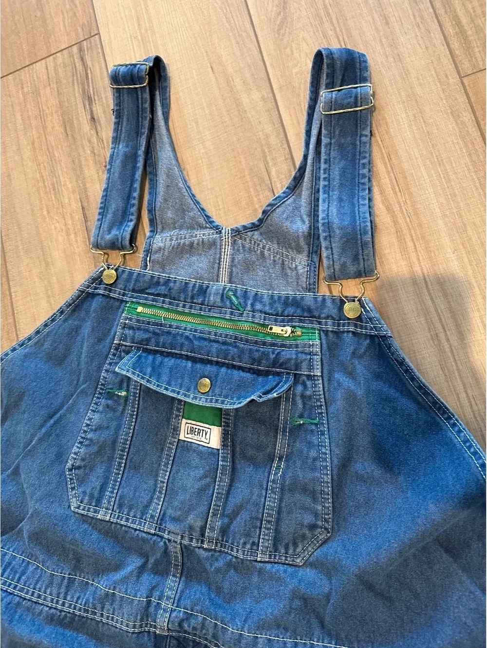 Vintage Liberty Denim Overalls with Multiple Pockets